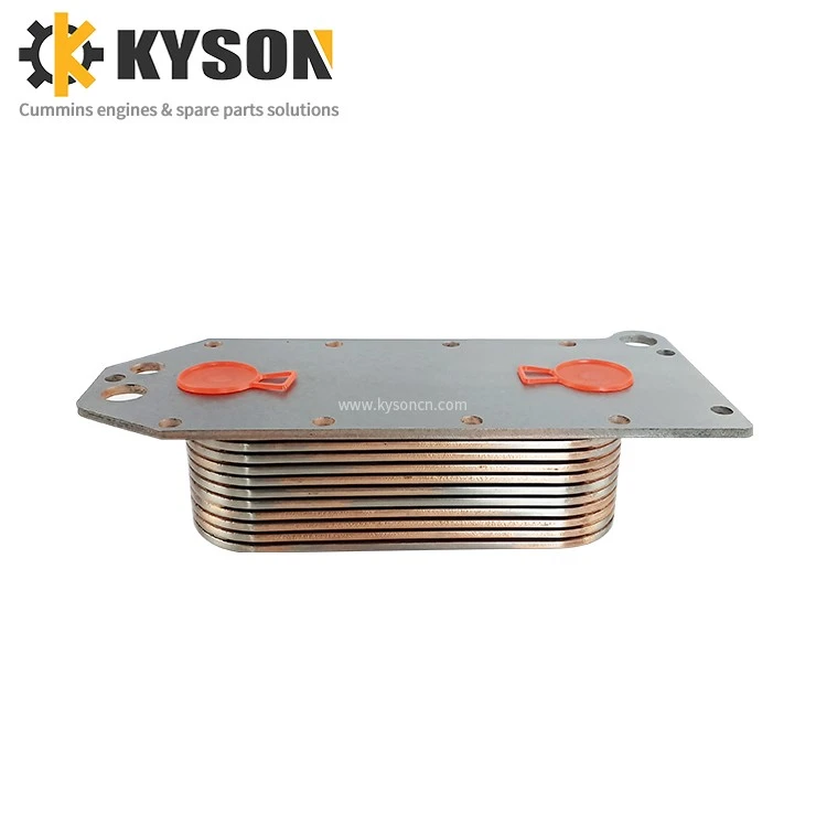 6CT 6D114 Engine 12P/15P Oil Cooler Core 3974815 3918175 3934159 For Cummins 6CT 6D114 Engine Oil Radiator factory
